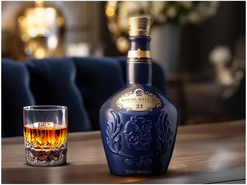 Whisky Royal Salute 21 anos The Signature Blend Escocês 700ml